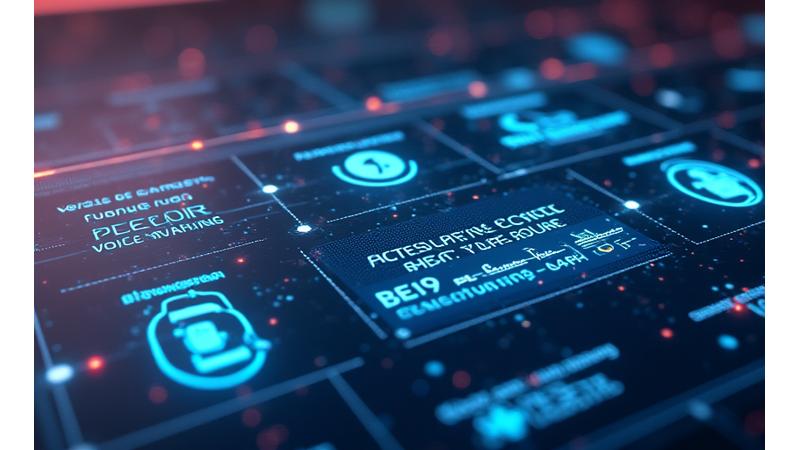 Interface logicielle avec options d'accessibilité visibles